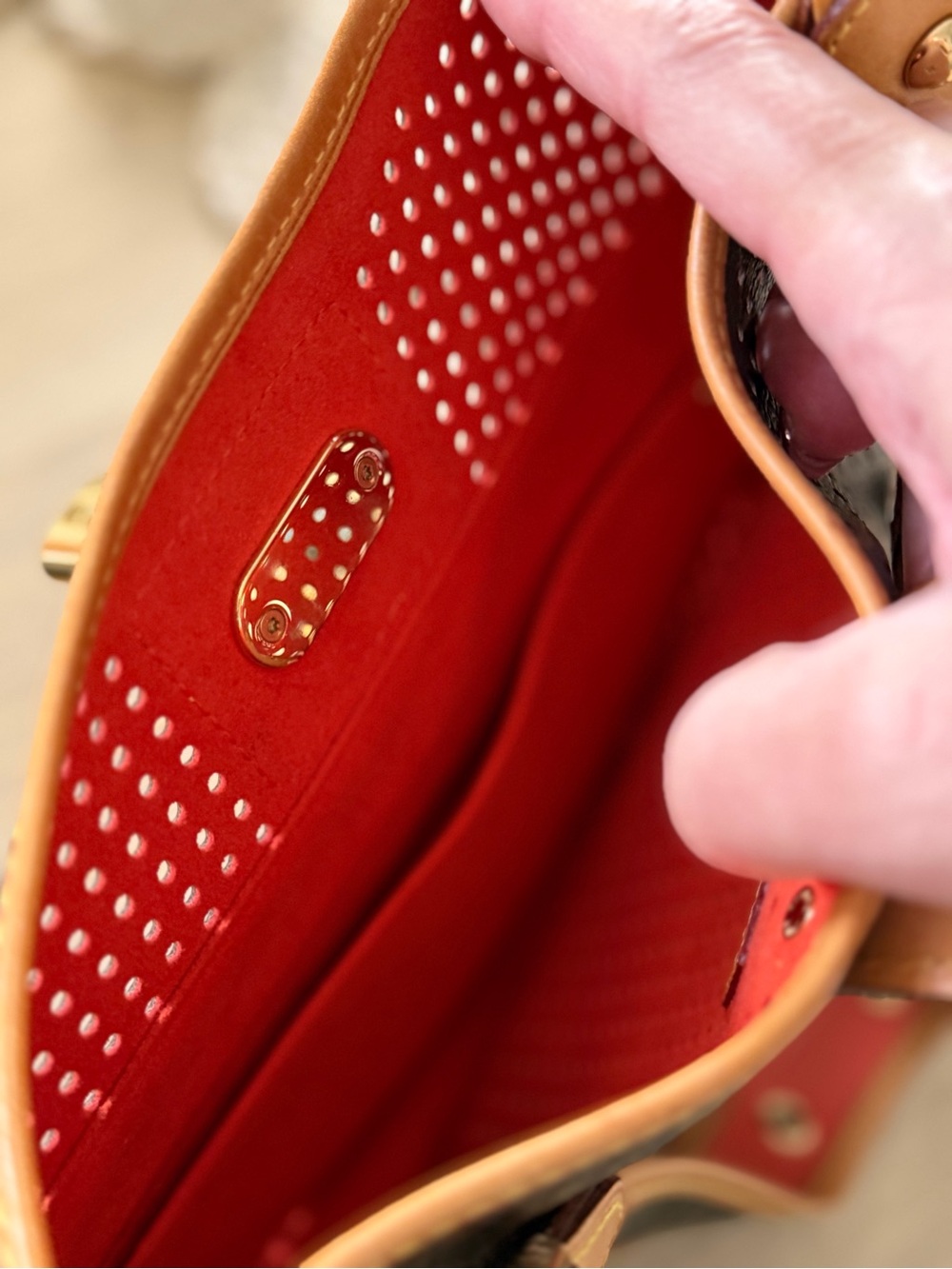 Louis Vuitton Monogram Perforated orig purchased from Von Maur trunk show - Picture 3 of 15